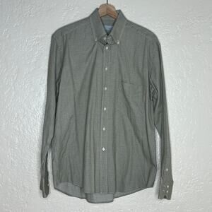 Missoni Men's Plaid Button Down Long Sleeve Collared Dress Shirt Size XS 16/41